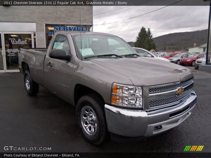 Graystone Metallic / Ebony 2013 Chevrolet Silverado 1500 LS Regular Cab 4x4