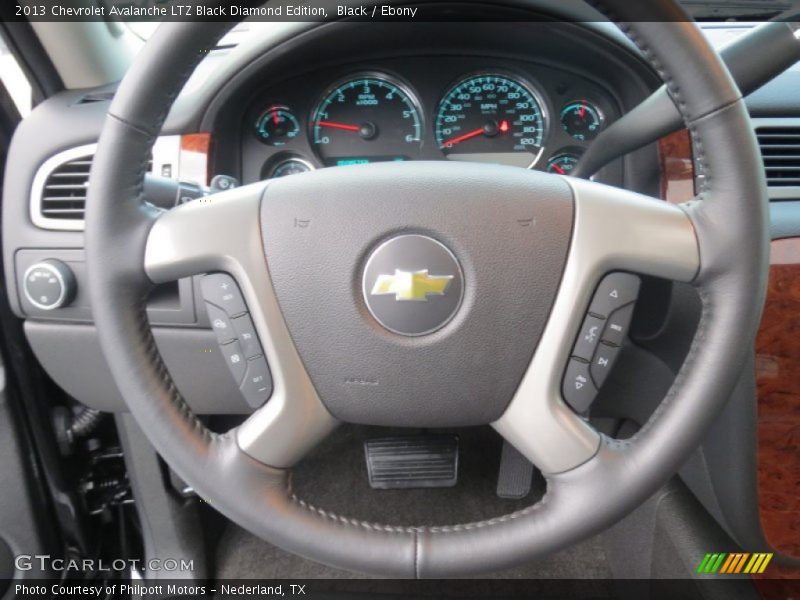  2013 Avalanche LTZ Black Diamond Edition Steering Wheel