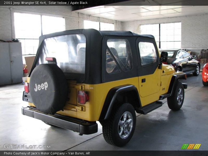 Solar Yellow / Agate Black 2001 Jeep Wrangler SE 4x4