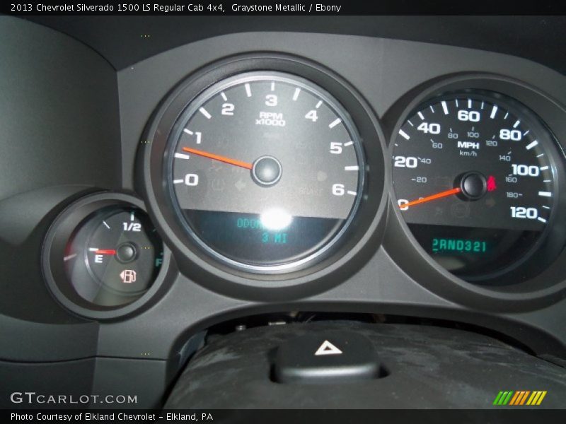 Graystone Metallic / Ebony 2013 Chevrolet Silverado 1500 LS Regular Cab 4x4