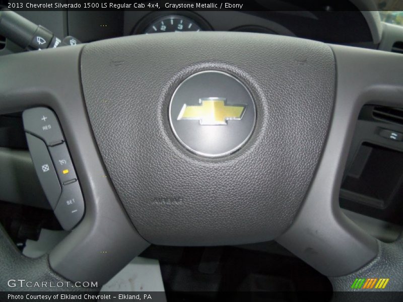 Graystone Metallic / Ebony 2013 Chevrolet Silverado 1500 LS Regular Cab 4x4