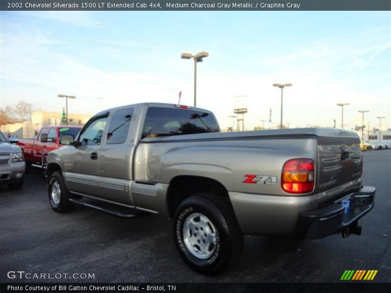 Medium Charcoal Gray Metallic / Graphite Gray 2002 Chevrolet Silverado 1500 LT Extended Cab 4x4