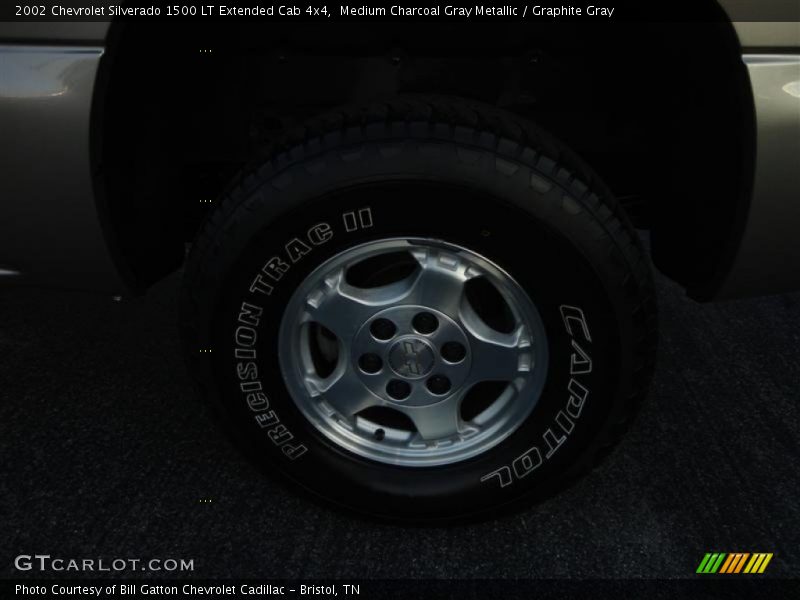 Medium Charcoal Gray Metallic / Graphite Gray 2002 Chevrolet Silverado 1500 LT Extended Cab 4x4