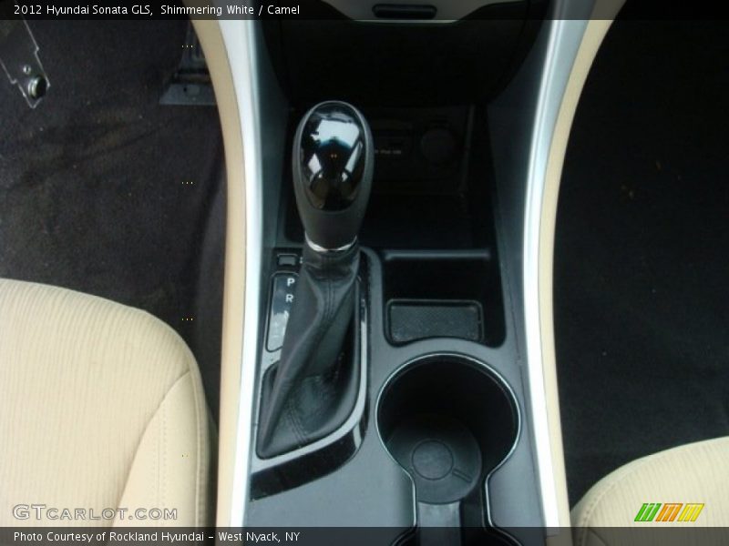 Shimmering White / Camel 2012 Hyundai Sonata GLS