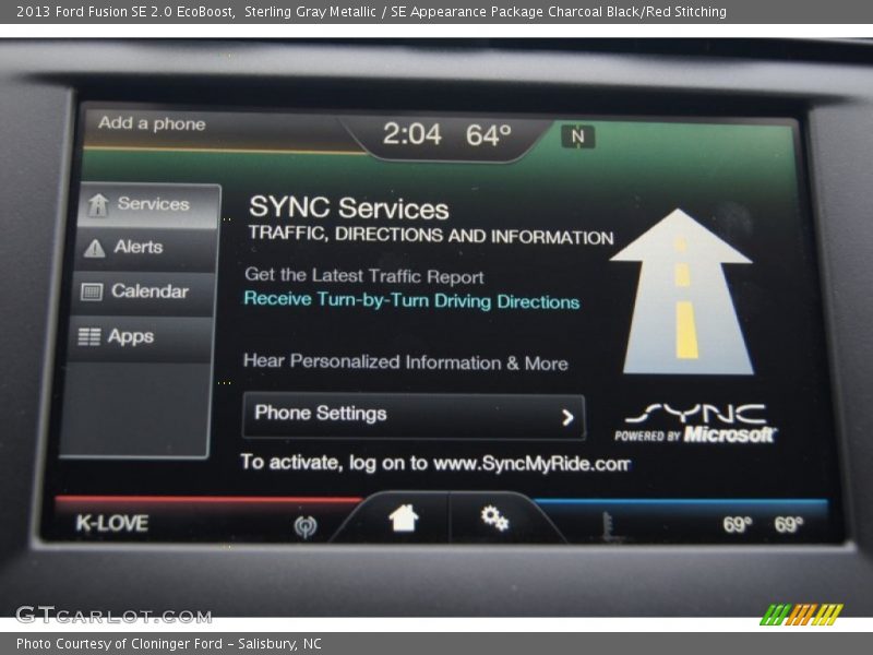 Sterling Gray Metallic / SE Appearance Package Charcoal Black/Red Stitching 2013 Ford Fusion SE 2.0 EcoBoost