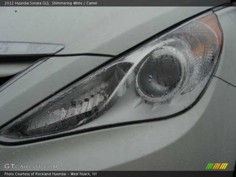 Shimmering White / Camel 2012 Hyundai Sonata GLS