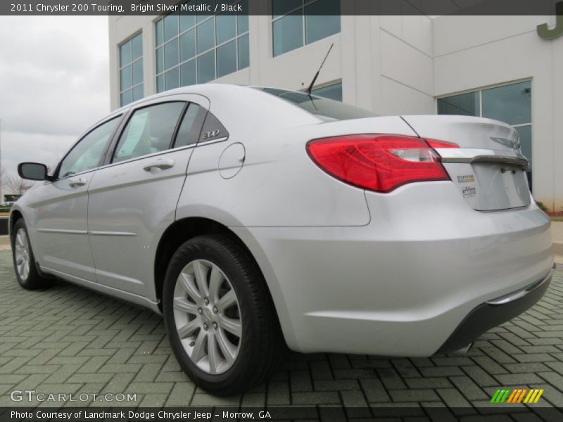 Bright Silver Metallic / Black 2011 Chrysler 200 Touring