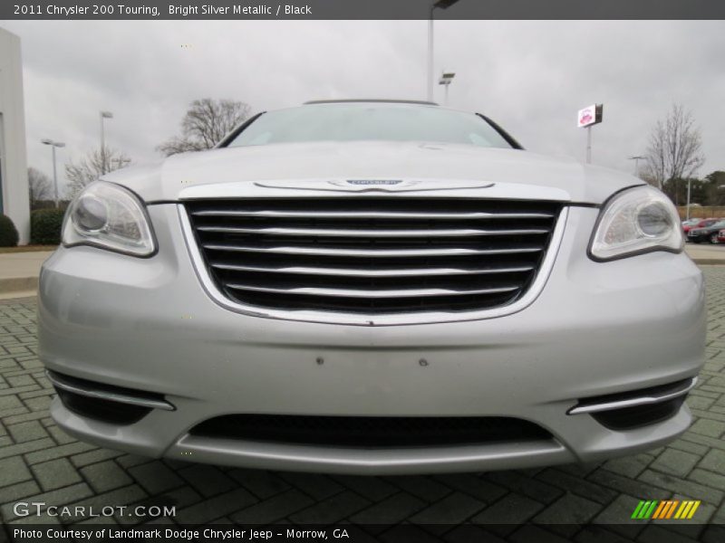 Bright Silver Metallic / Black 2011 Chrysler 200 Touring