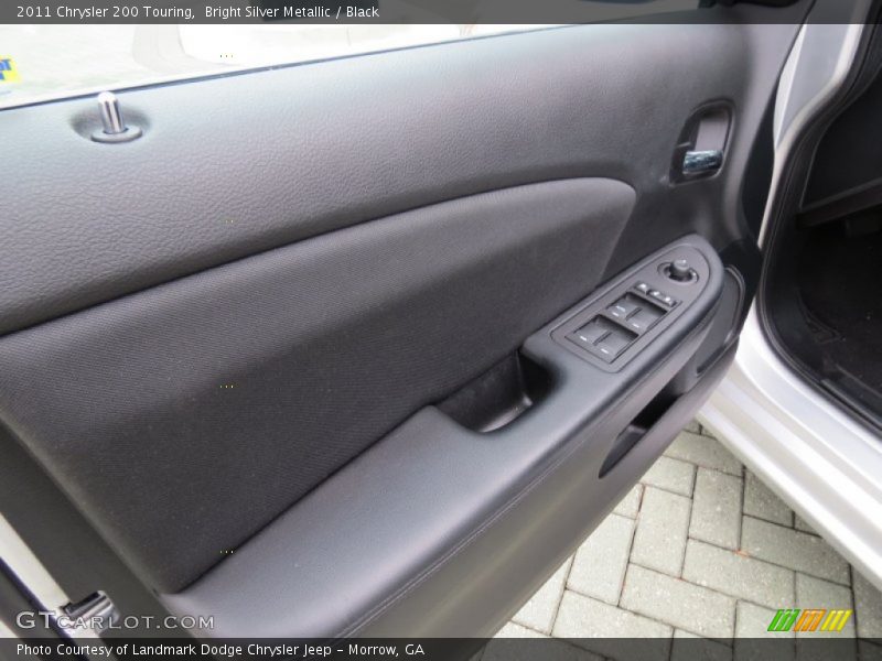 Bright Silver Metallic / Black 2011 Chrysler 200 Touring
