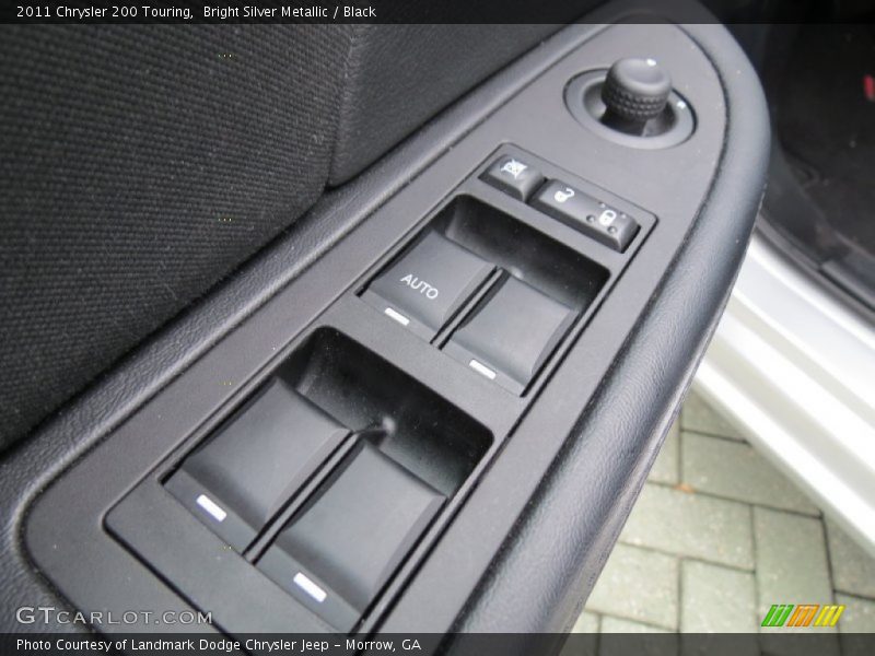Bright Silver Metallic / Black 2011 Chrysler 200 Touring