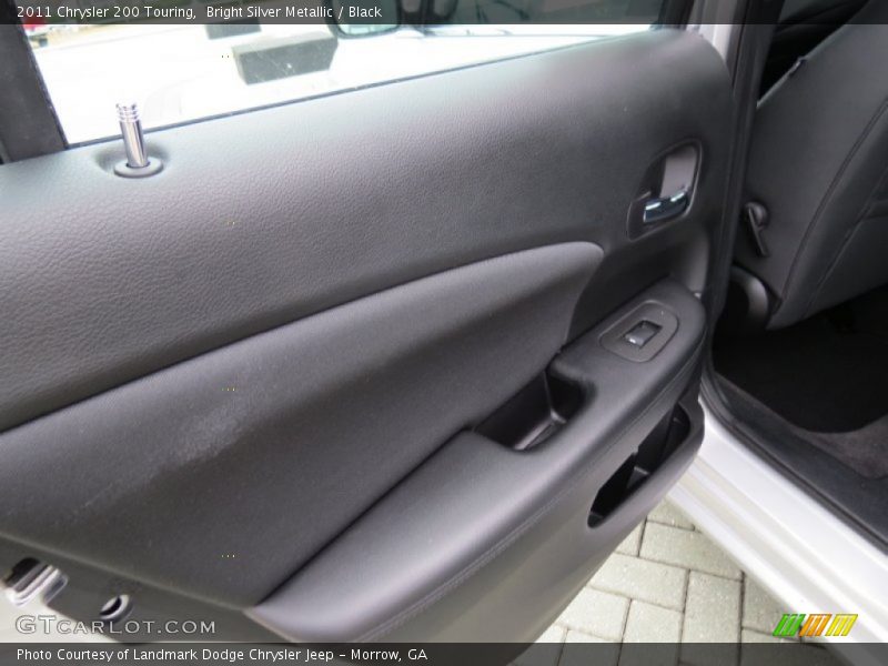 Bright Silver Metallic / Black 2011 Chrysler 200 Touring