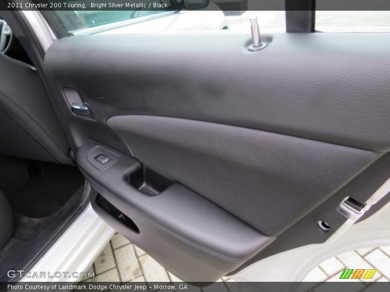 Bright Silver Metallic / Black 2011 Chrysler 200 Touring