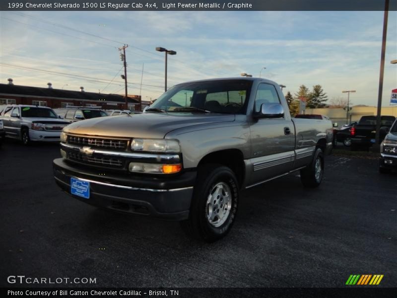 Light Pewter Metallic / Graphite 1999 Chevrolet Silverado 1500 LS Regular Cab 4x4