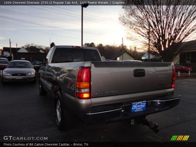 Light Pewter Metallic / Graphite 1999 Chevrolet Silverado 1500 LS Regular Cab 4x4