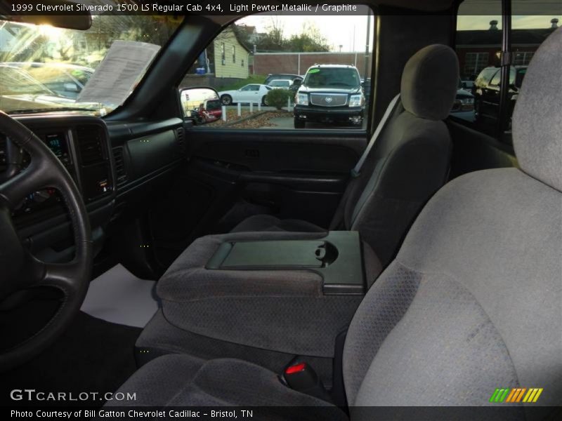 Light Pewter Metallic / Graphite 1999 Chevrolet Silverado 1500 LS Regular Cab 4x4