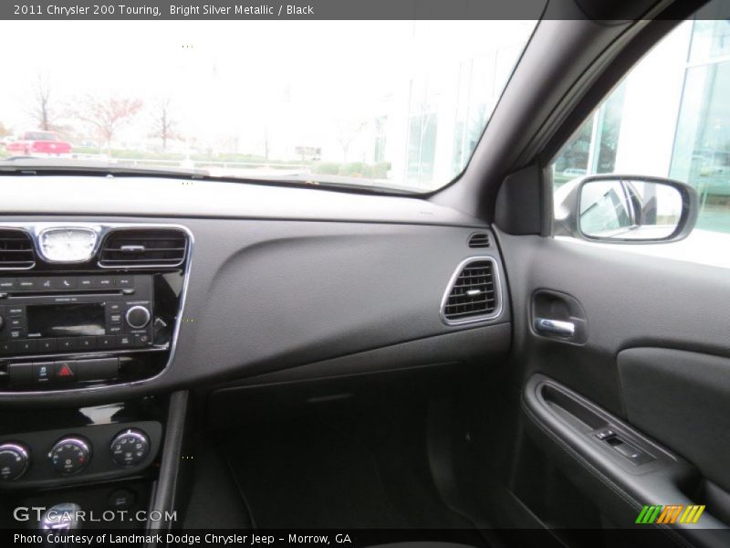 Bright Silver Metallic / Black 2011 Chrysler 200 Touring