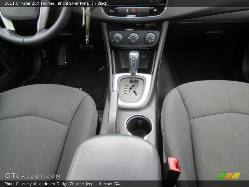 Bright Silver Metallic / Black 2011 Chrysler 200 Touring