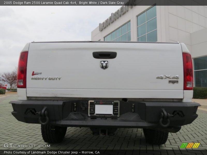 Bright White / Dark Slate Gray 2005 Dodge Ram 2500 Laramie Quad Cab 4x4