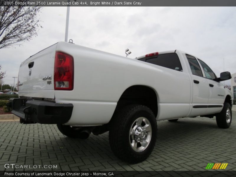 Bright White / Dark Slate Gray 2005 Dodge Ram 2500 Laramie Quad Cab 4x4