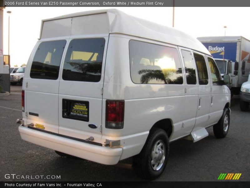 Oxford White / Medium Flint Grey 2006 Ford E Series Van E250 Passenger Conversion