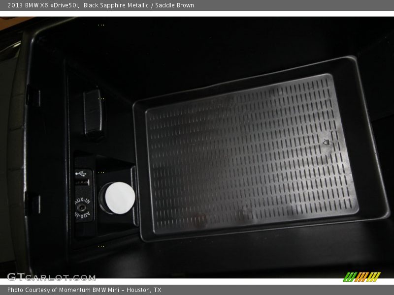 Black Sapphire Metallic / Saddle Brown 2013 BMW X6 xDrive50i