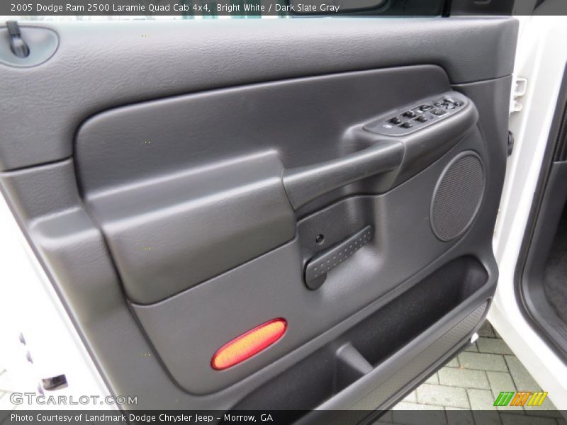 Bright White / Dark Slate Gray 2005 Dodge Ram 2500 Laramie Quad Cab 4x4