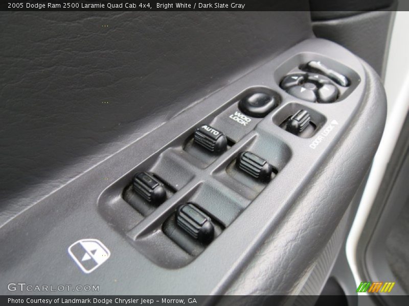 Bright White / Dark Slate Gray 2005 Dodge Ram 2500 Laramie Quad Cab 4x4
