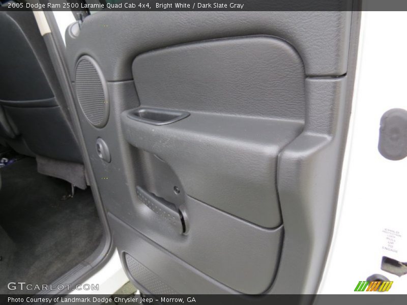 Bright White / Dark Slate Gray 2005 Dodge Ram 2500 Laramie Quad Cab 4x4