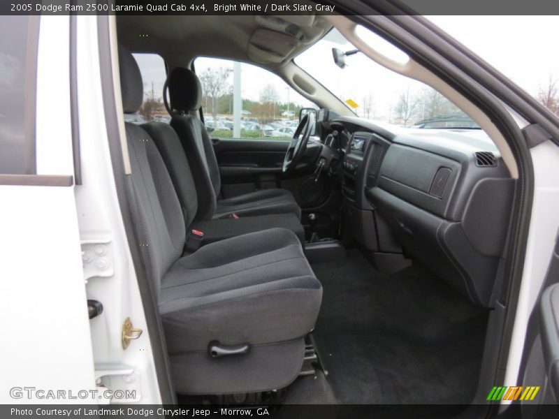 Bright White / Dark Slate Gray 2005 Dodge Ram 2500 Laramie Quad Cab 4x4