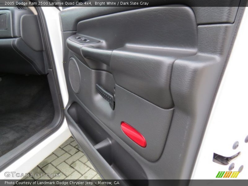 Bright White / Dark Slate Gray 2005 Dodge Ram 2500 Laramie Quad Cab 4x4