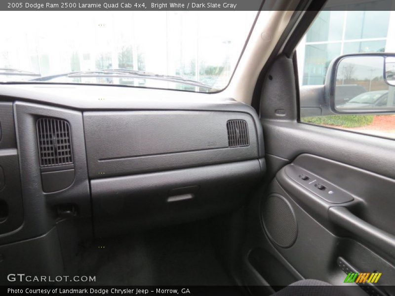 Bright White / Dark Slate Gray 2005 Dodge Ram 2500 Laramie Quad Cab 4x4
