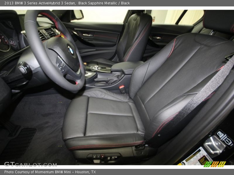 Front Seat of 2013 3 Series ActiveHybrid 3 Sedan