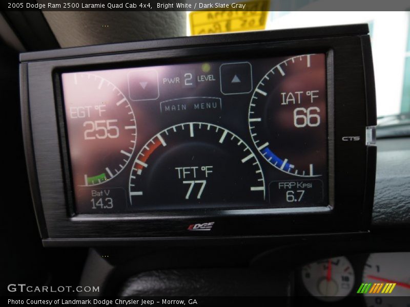 Bright White / Dark Slate Gray 2005 Dodge Ram 2500 Laramie Quad Cab 4x4