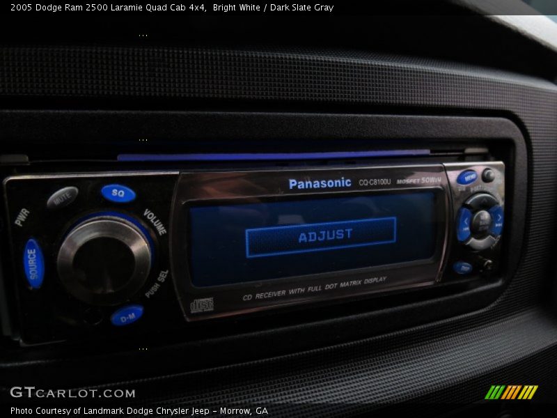 Bright White / Dark Slate Gray 2005 Dodge Ram 2500 Laramie Quad Cab 4x4