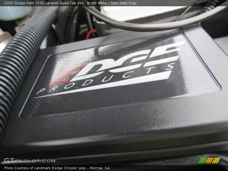 Bright White / Dark Slate Gray 2005 Dodge Ram 2500 Laramie Quad Cab 4x4