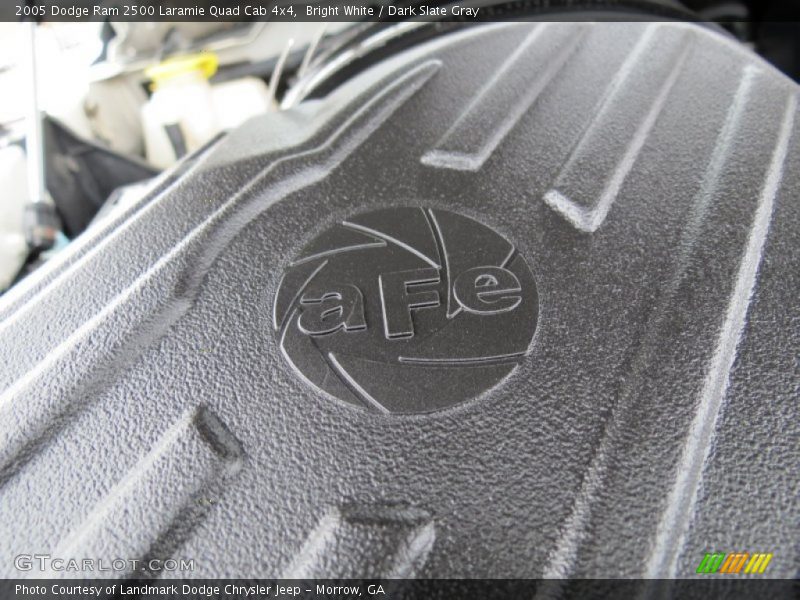 Bright White / Dark Slate Gray 2005 Dodge Ram 2500 Laramie Quad Cab 4x4
