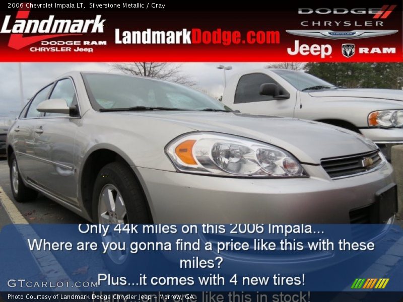 Silverstone Metallic / Gray 2006 Chevrolet Impala LT