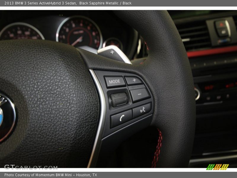 Controls of 2013 3 Series ActiveHybrid 3 Sedan