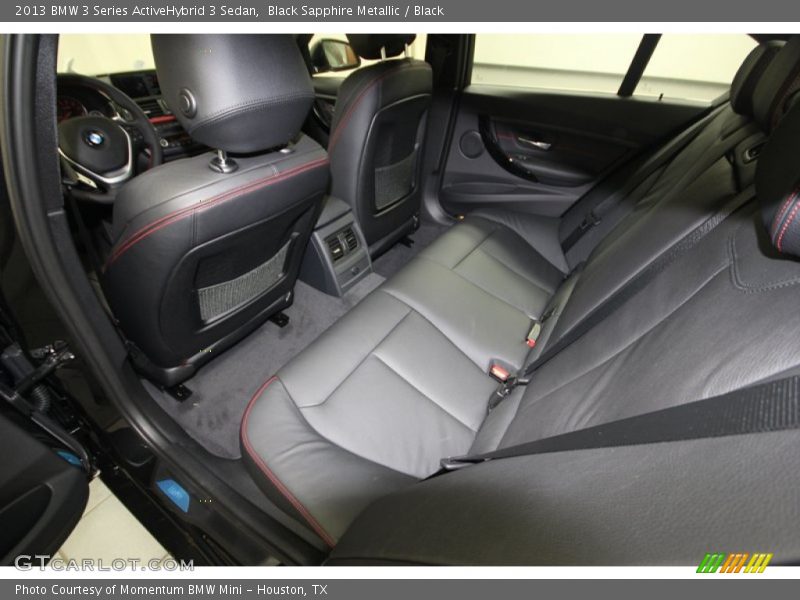 Rear Seat of 2013 3 Series ActiveHybrid 3 Sedan