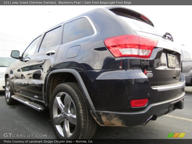 Blackberry Pearl / Dark Frost Beige/Light Frost Beige 2011 Jeep Grand Cherokee Overland