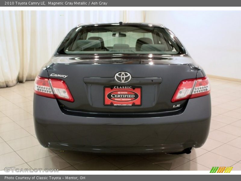 Magnetic Gray Metallic / Ash Gray 2010 Toyota Camry LE