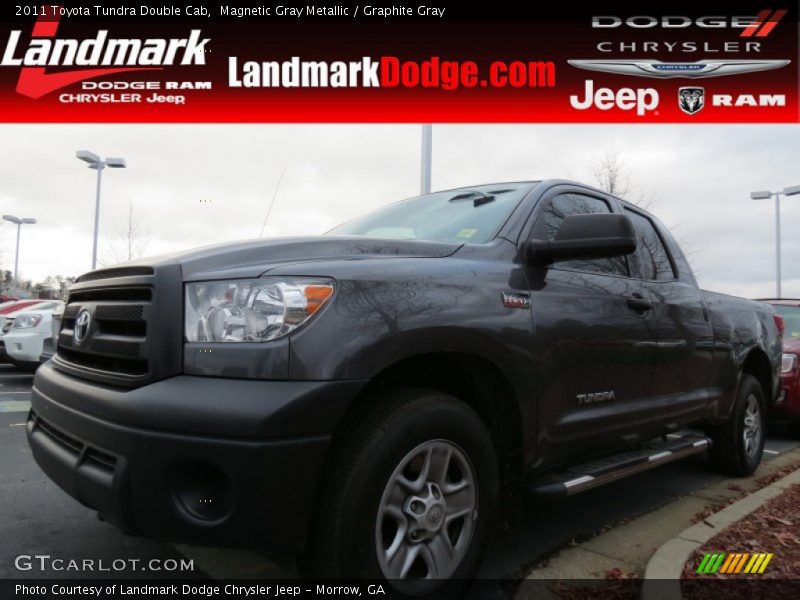 Magnetic Gray Metallic / Graphite Gray 2011 Toyota Tundra Double Cab