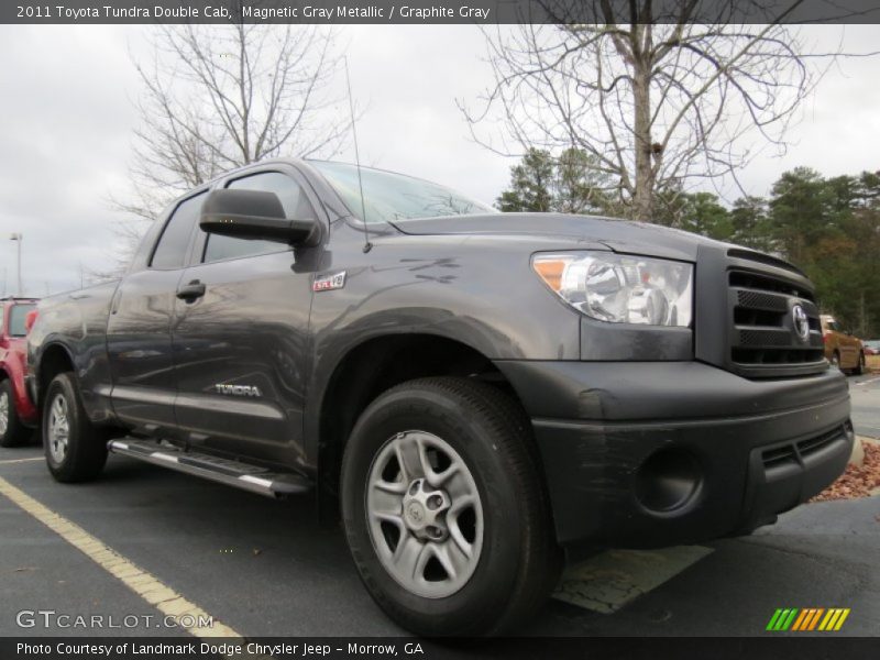 Magnetic Gray Metallic / Graphite Gray 2011 Toyota Tundra Double Cab