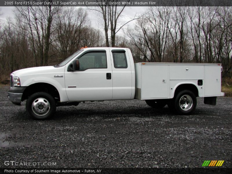  2005 F350 Super Duty XLT SuperCab 4x4 Commercial Oxford White