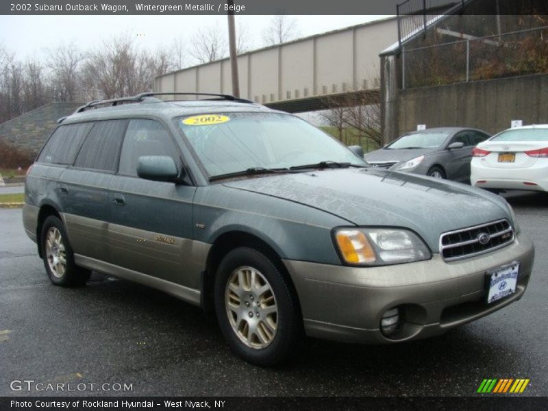 Front 3/4 View of 2002 Outback Wagon