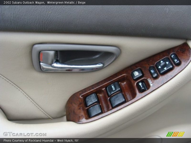 Wintergreen Metallic / Beige 2002 Subaru Outback Wagon