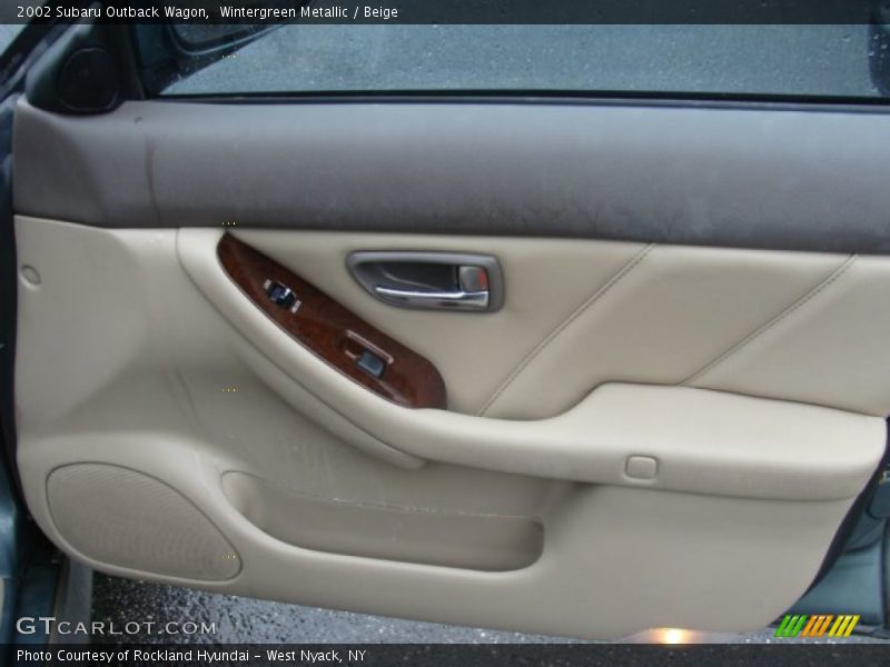 Wintergreen Metallic / Beige 2002 Subaru Outback Wagon