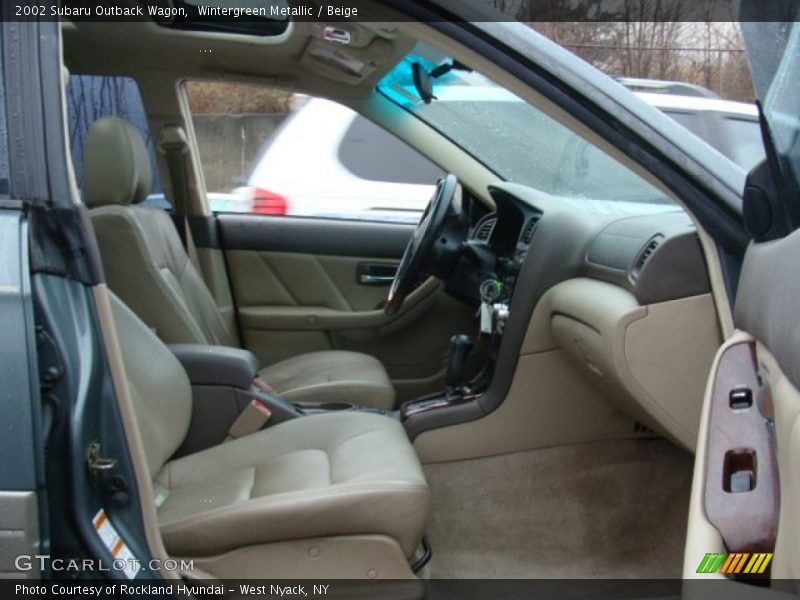 Wintergreen Metallic / Beige 2002 Subaru Outback Wagon