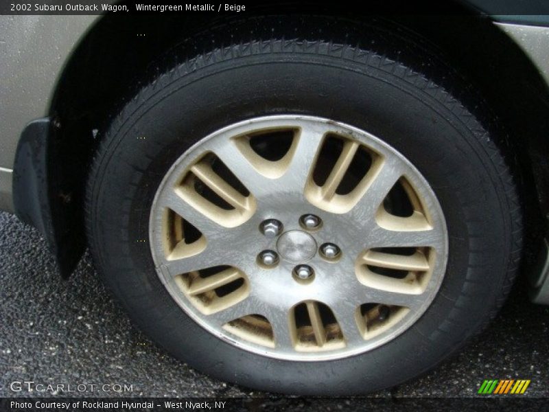 Wintergreen Metallic / Beige 2002 Subaru Outback Wagon