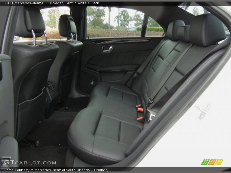 Arctic White / Black 2011 Mercedes-Benz E 350 Sedan